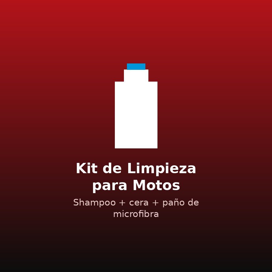 Kit de Limpieza para Motos (Ejemplo)
