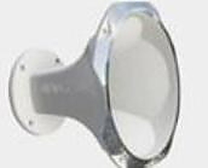 Difusor aluminio 2" brasilero (blanco/negro) 17cm