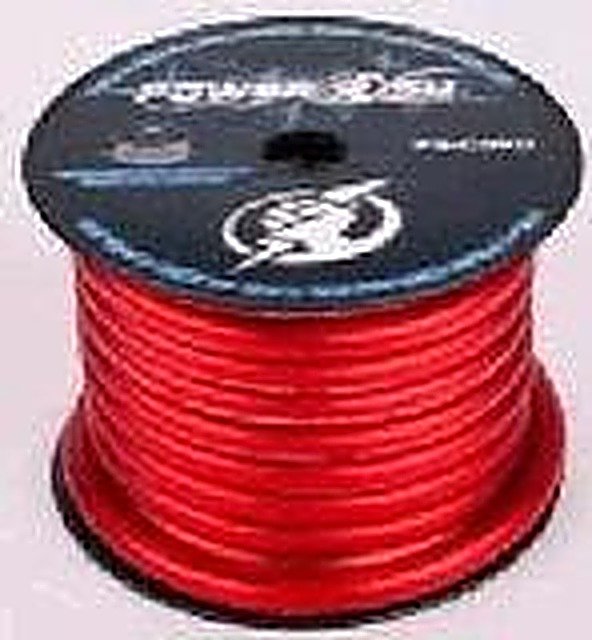 Cable 0GA rollo 50ft (rojo/negro)