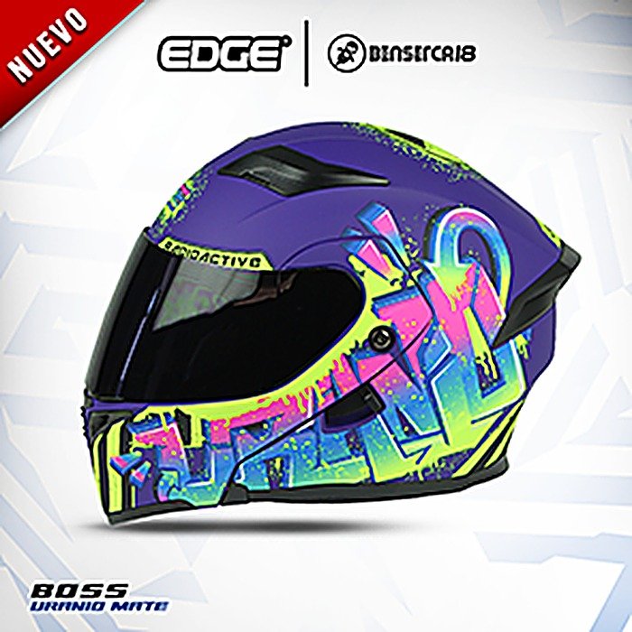 Casco BOSS URANIO MORADO MATE