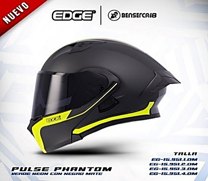 Casco PULSE EXO NARANJA CON AZUL BRILLANTE