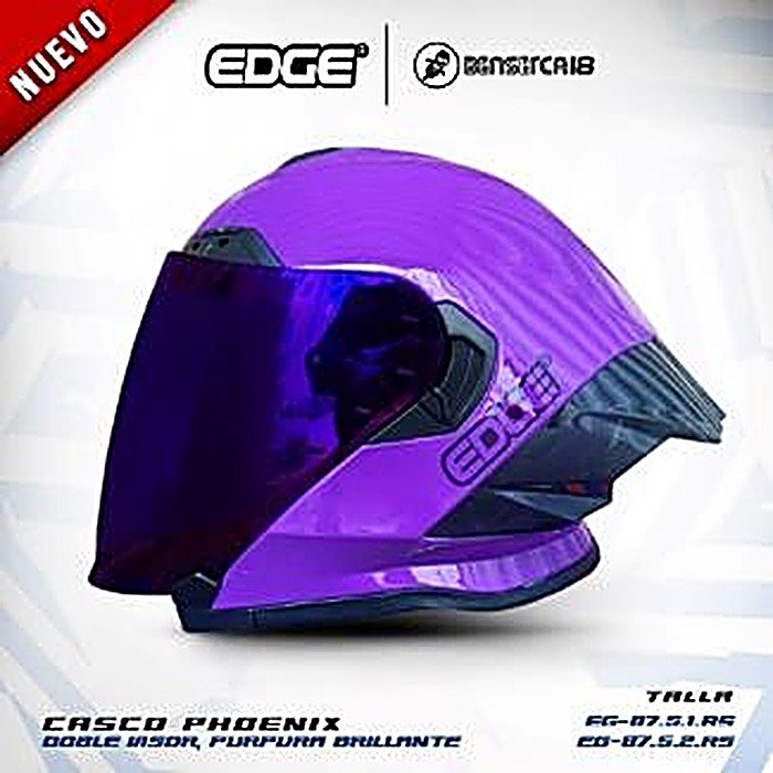 Casco PHOENIX PURPURA BRILLANTE