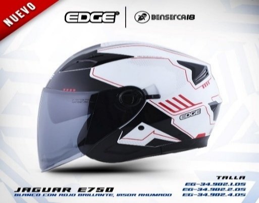 Casco JAGUAR E750 AZUL CON NEGRO MATE