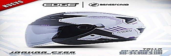 Casco JAGUAR E750 GRIS CON MORADO BRILLANTE