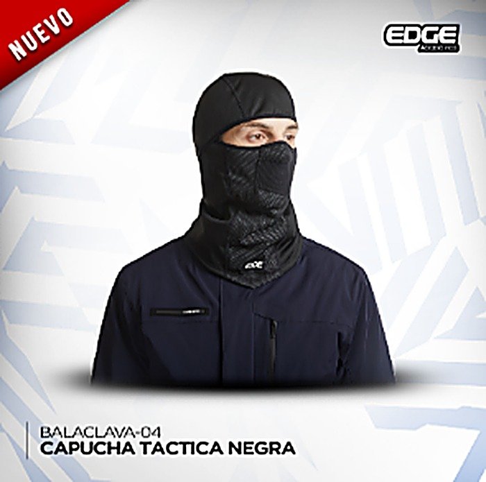 BALACLAVA, CAPUCHA TACTICA, COLOR: NEGRA