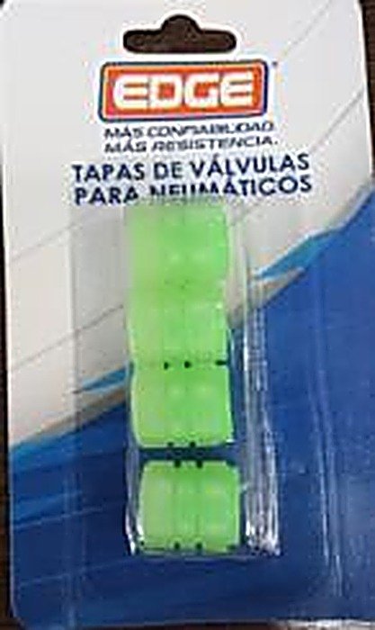 TAPAS DE NEUMATICOS FLUORESCENTE PAQUETE DE 4