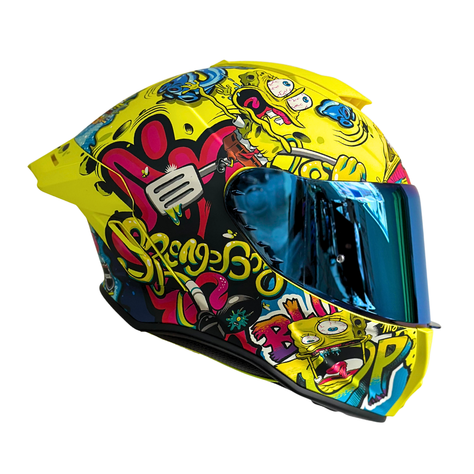 Casco SHANGAI BOB ESPONJA BOB ESPONJA BRILLANTE